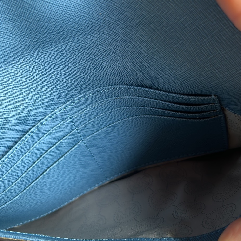 Blue Python Michael Kors Clutch- Never Used - image 3